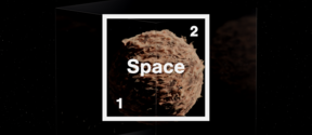 Space 21 logo on top of a rendered image