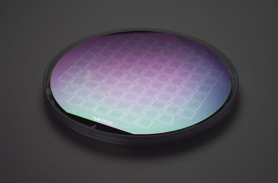A blac, blue and violet coloured sensor