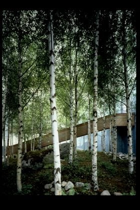 Suomen paviljonki Hannoverissa 2000.