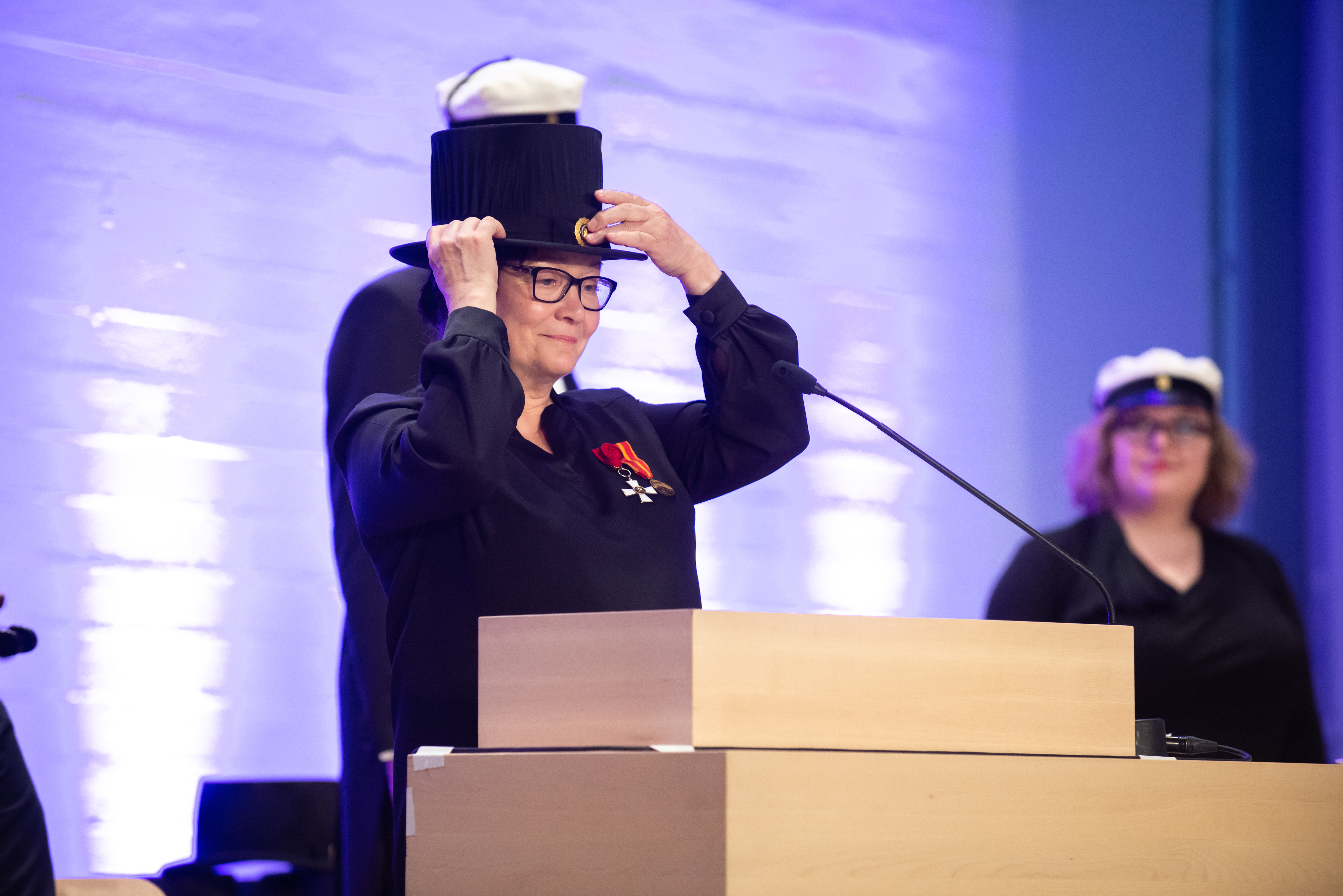 Conferrer, professor Kirsi Virrantaus