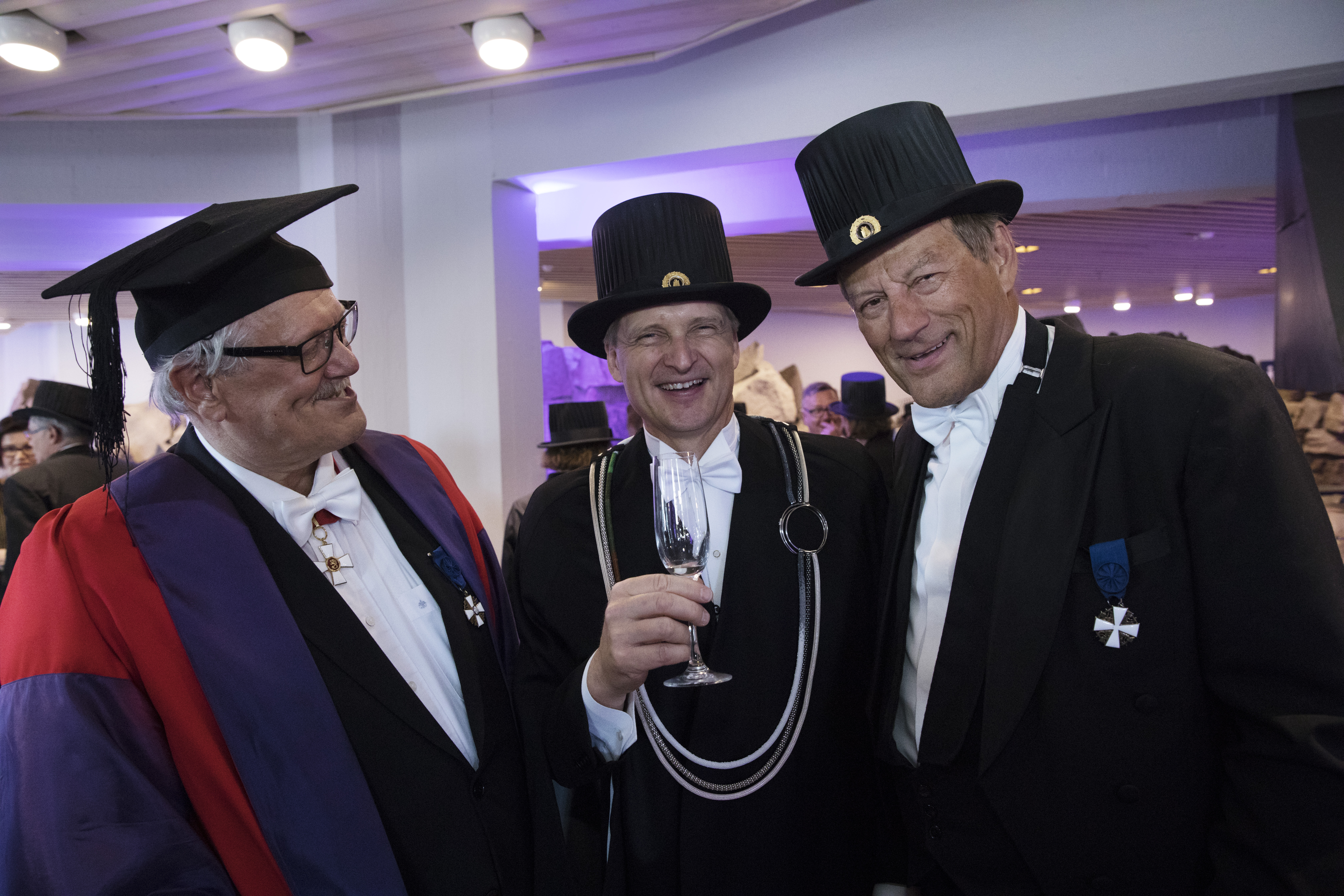 l-r: Kimmo Kaski, Ilkka Niemelä and Raimo P. Hämäläinen