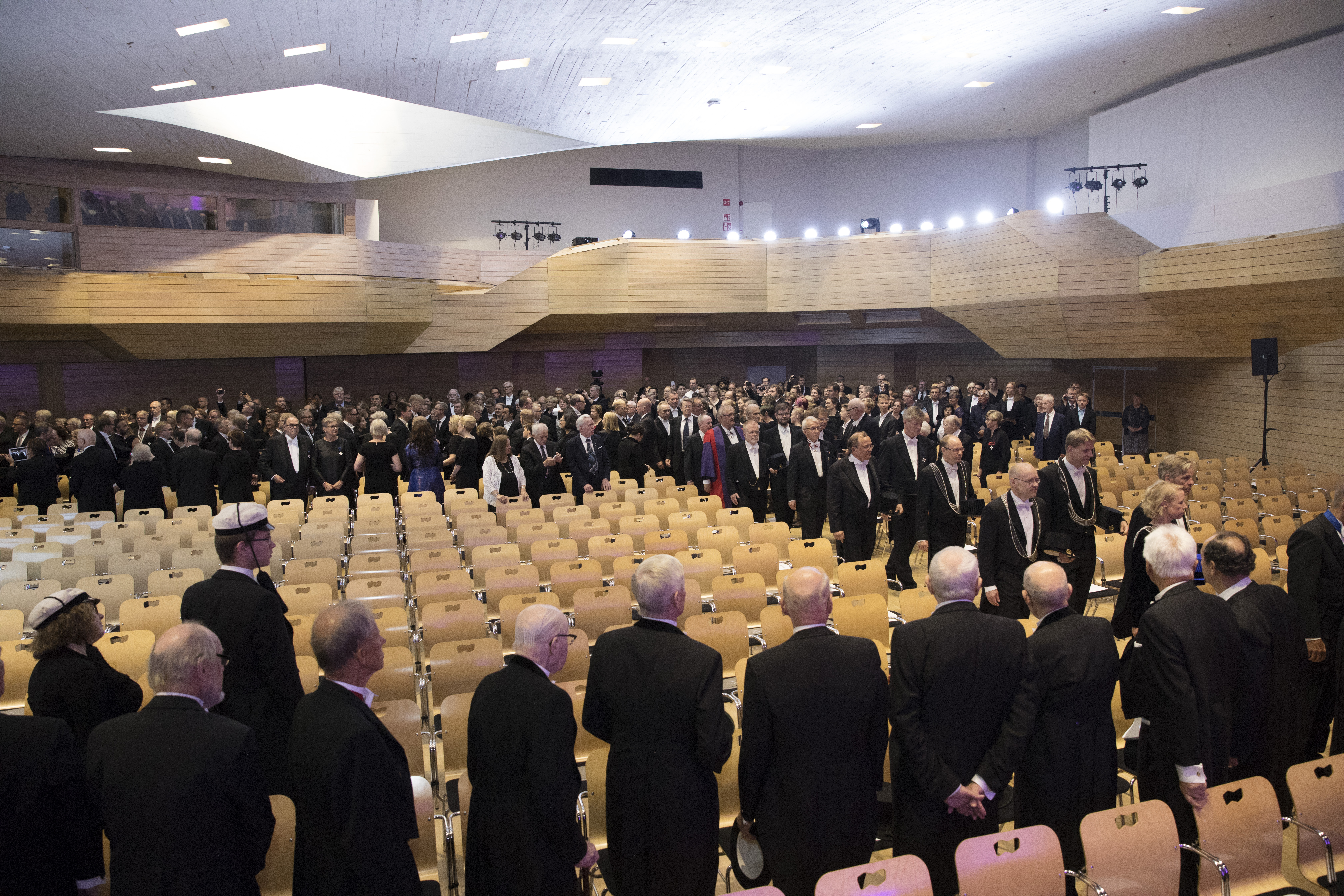Aalto Conferment 2018 professors' procession
