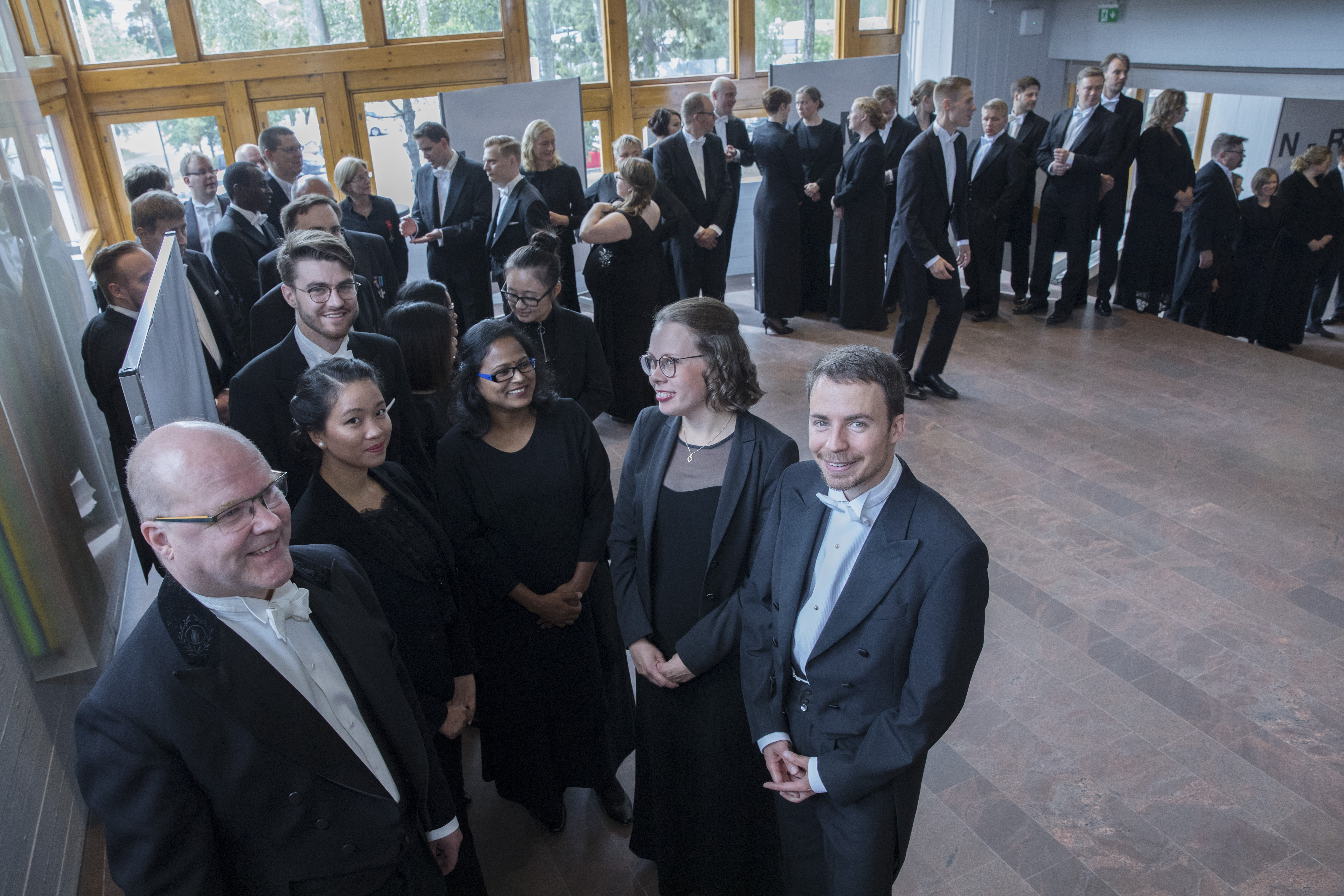 Aalto University promovendi procession
