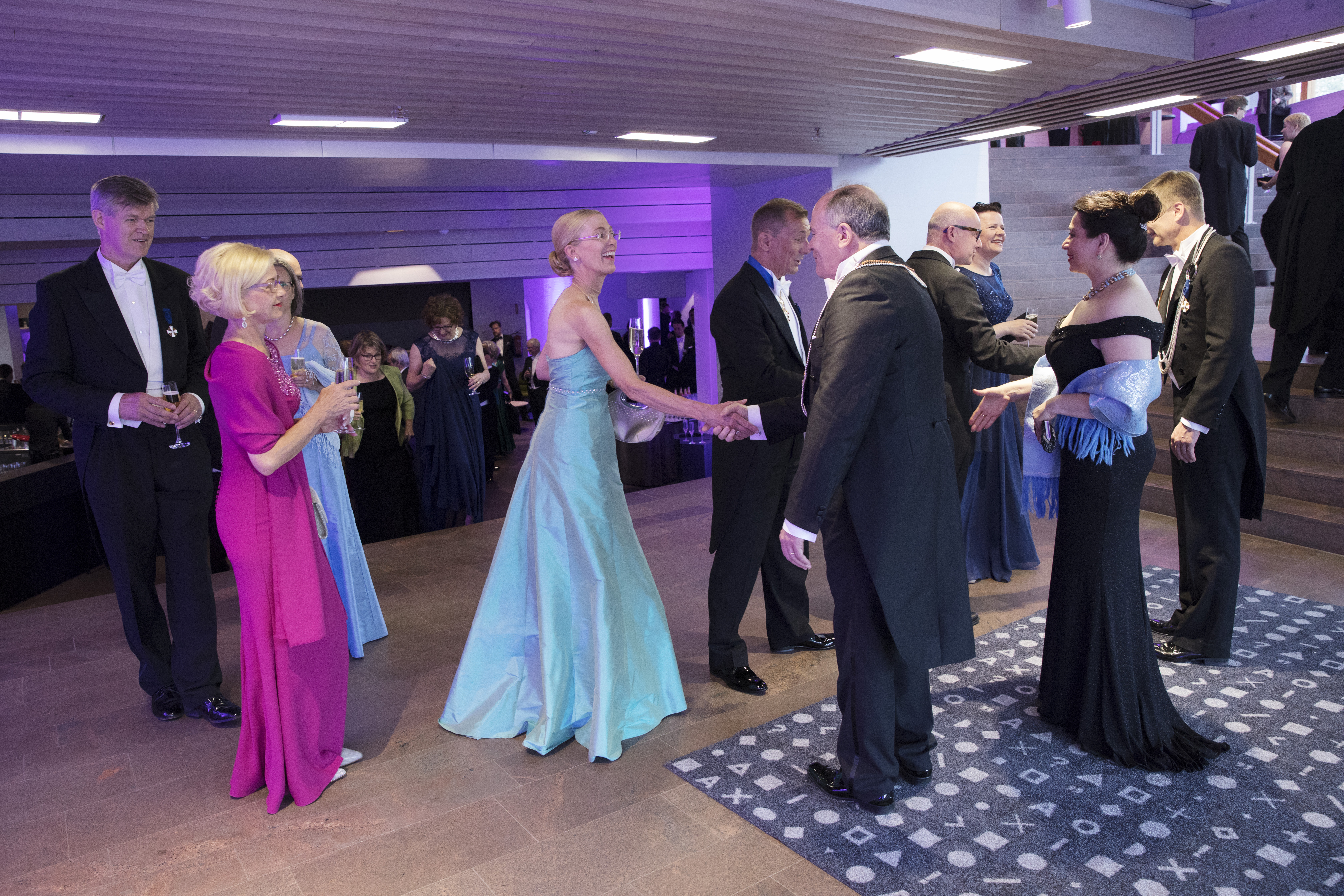 Welcoming of the guests