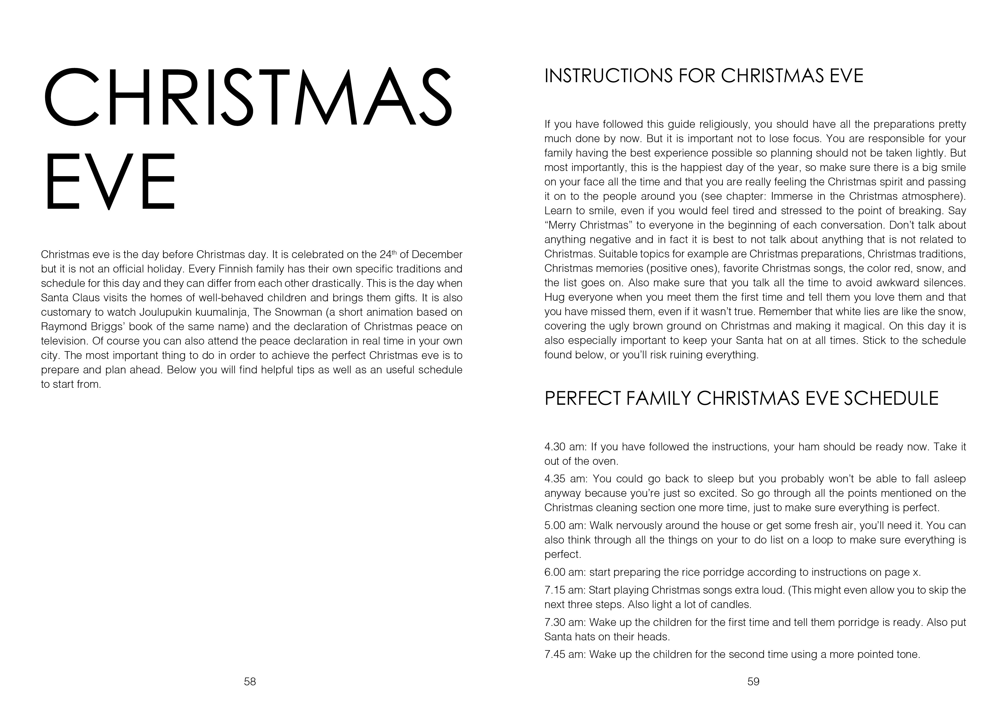 Christmas eve