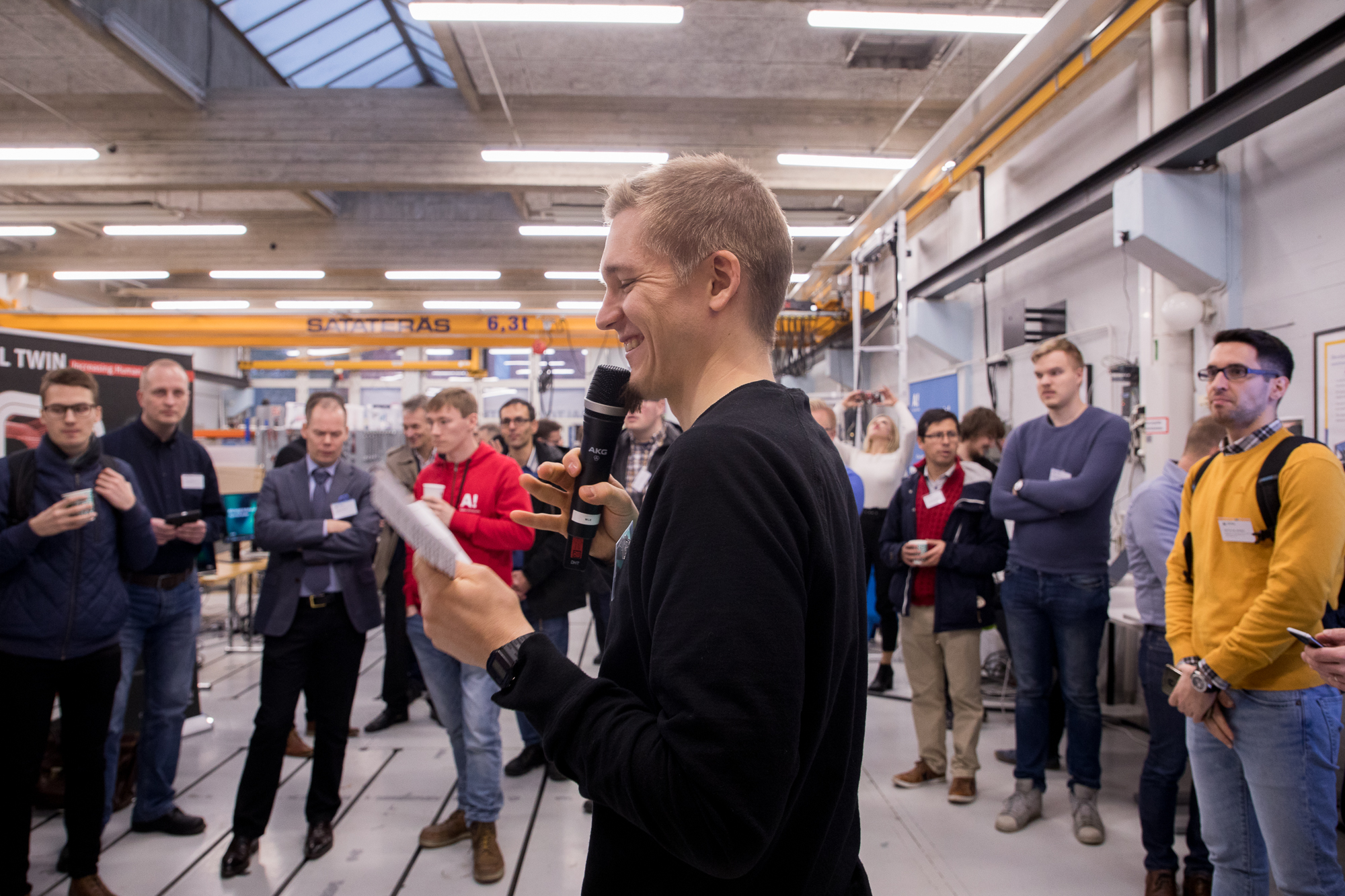 Juuso Autiosalo at DigiTwin Demo Day 2