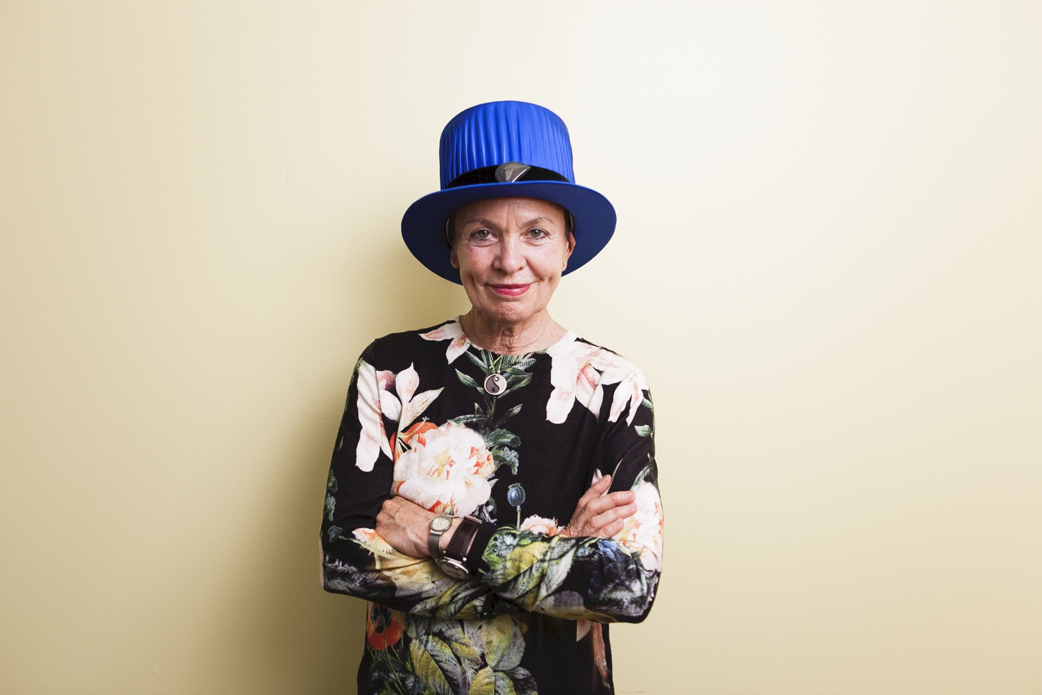 The 8th honorary doctor, artist Laurie Anderson received her honorary degree later on 23.8.2014. Photo: Heta Saukkonen