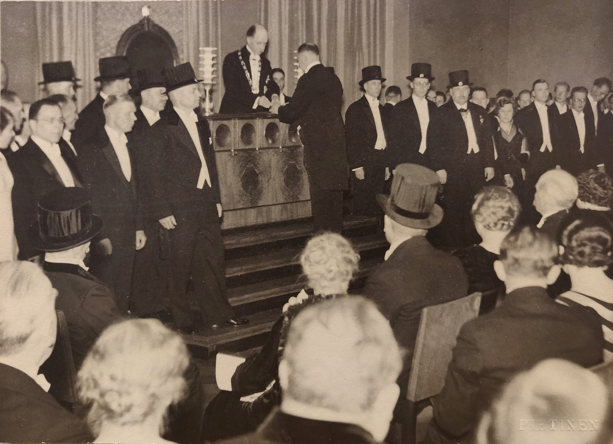 Conferment of Doctoral degrees in technology 1934