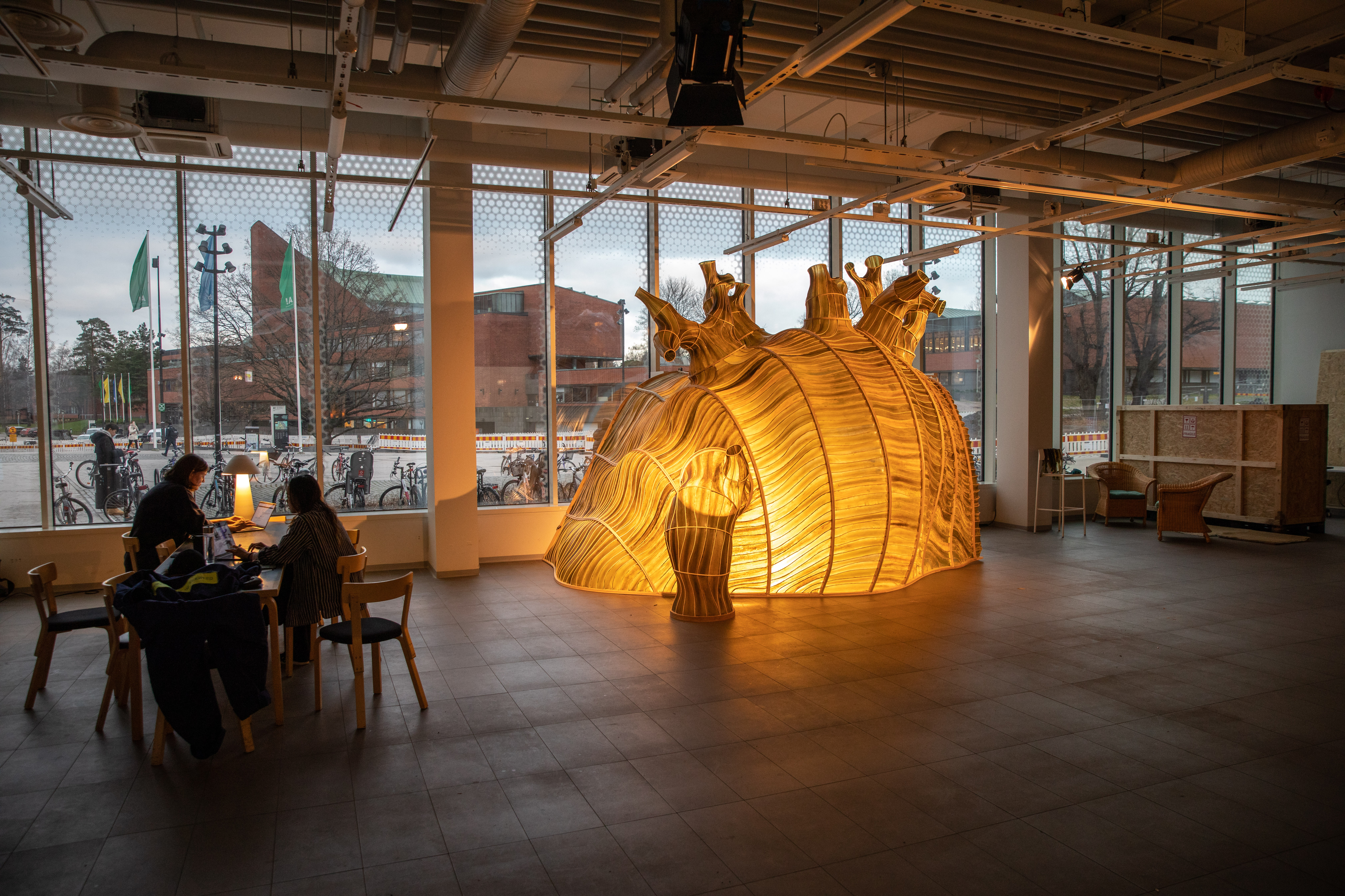 Julia Lohmann's Hidaka Ohmu at the A Bloc. Photo: Mikko Raskinen