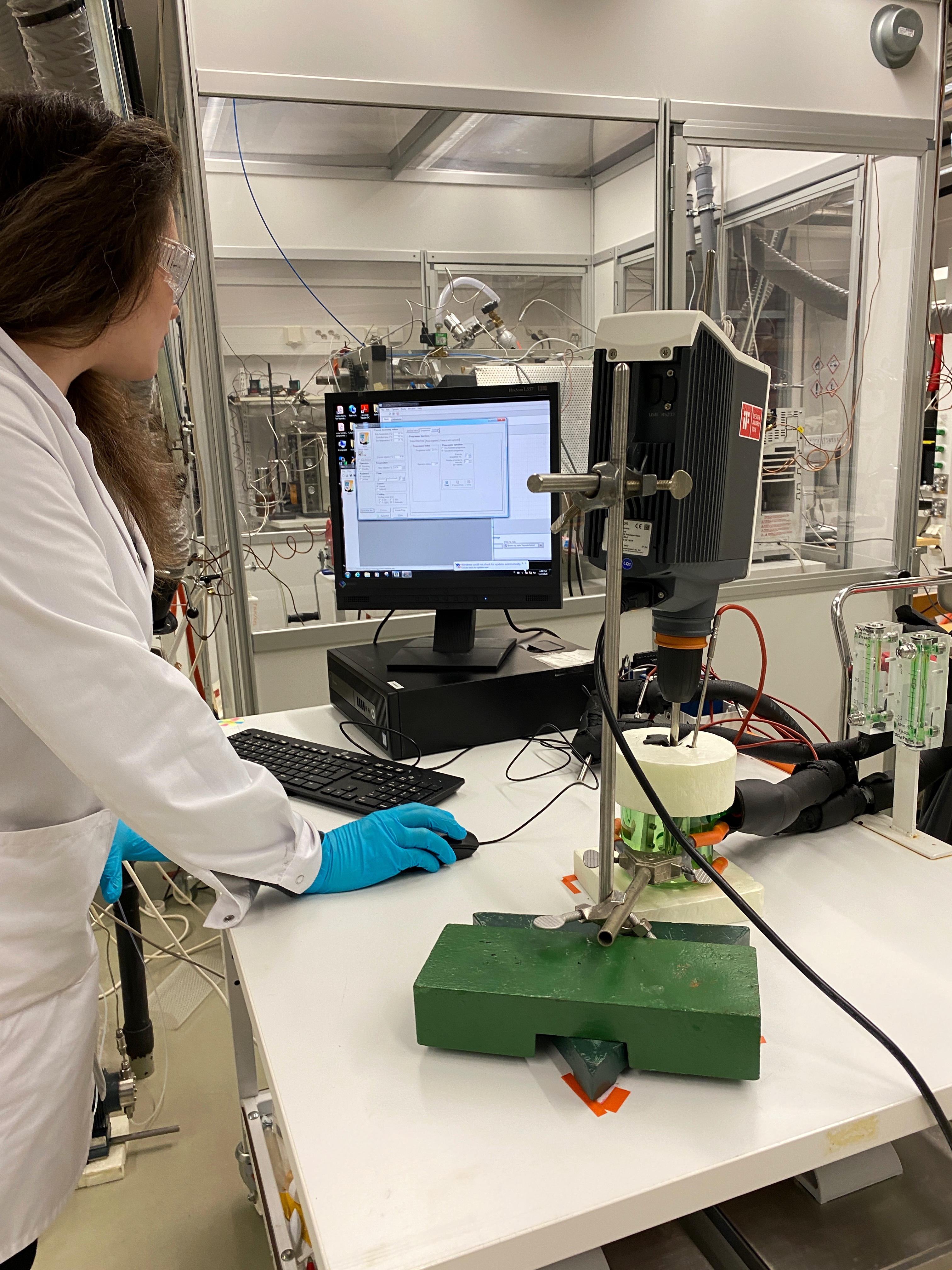 CHEM_Anna Zaykovskaya at the lab