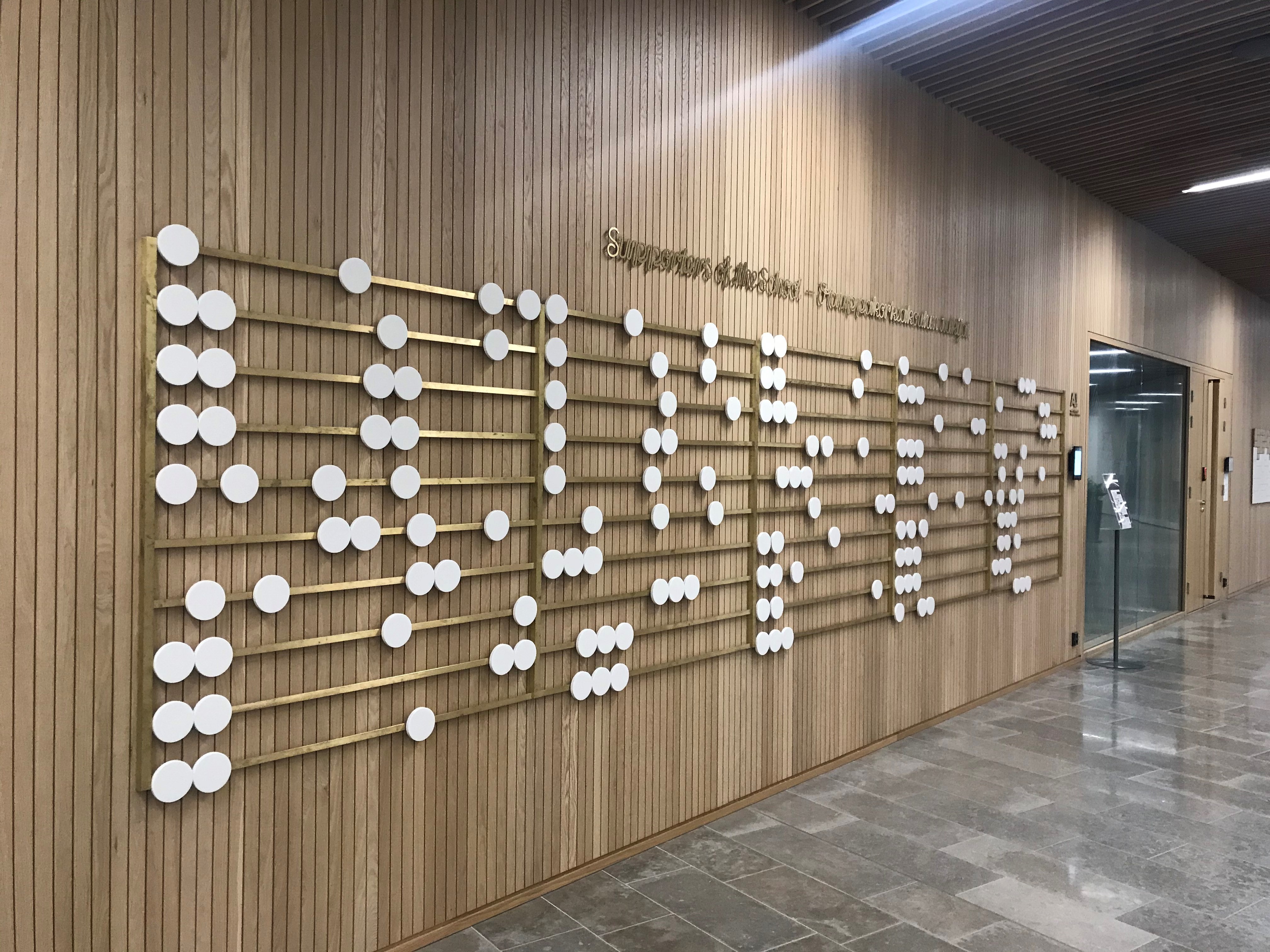 Kauppakorkeakoulun lahjoittajaseinä