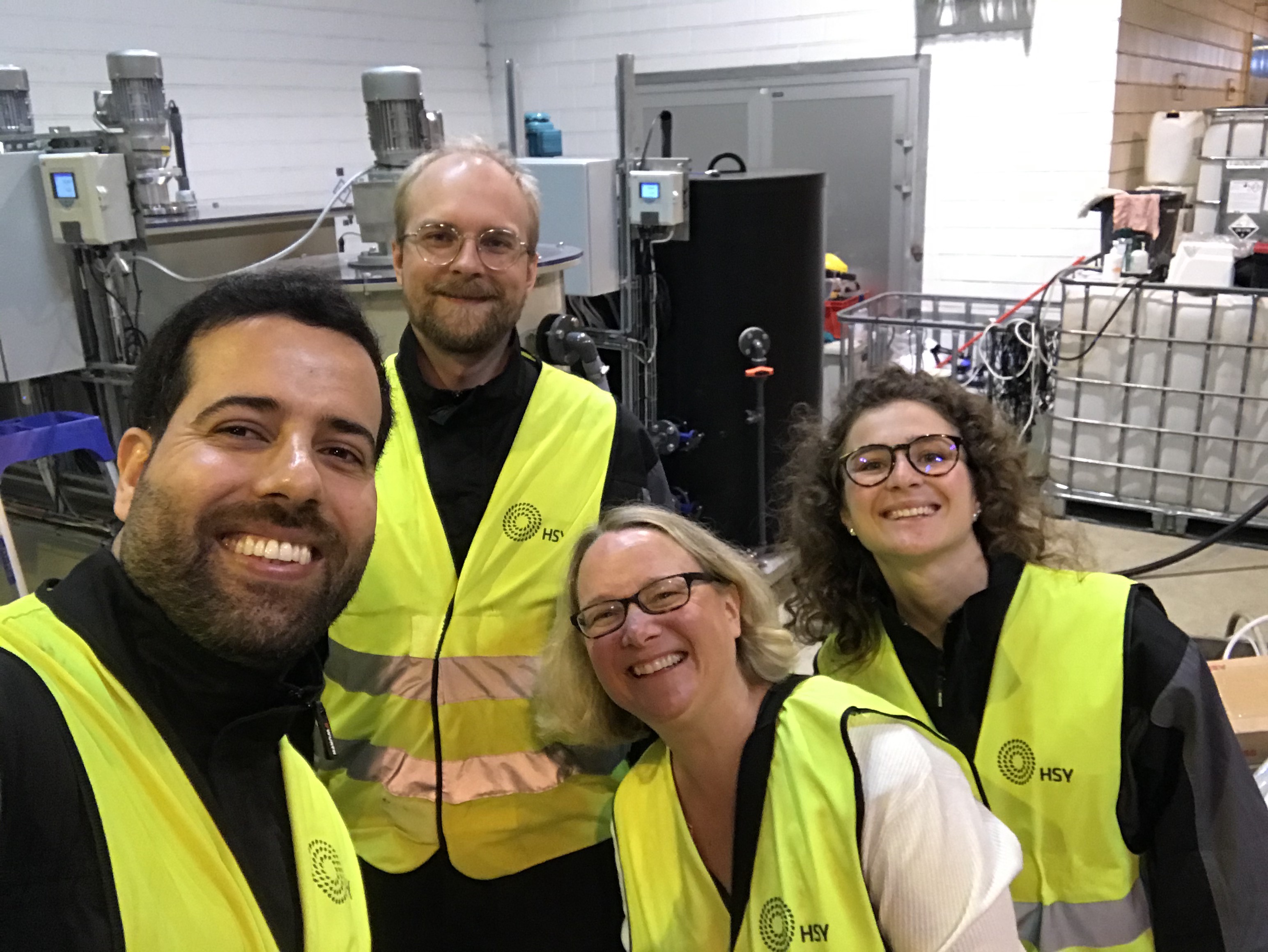 Wastewater treatment research group photo