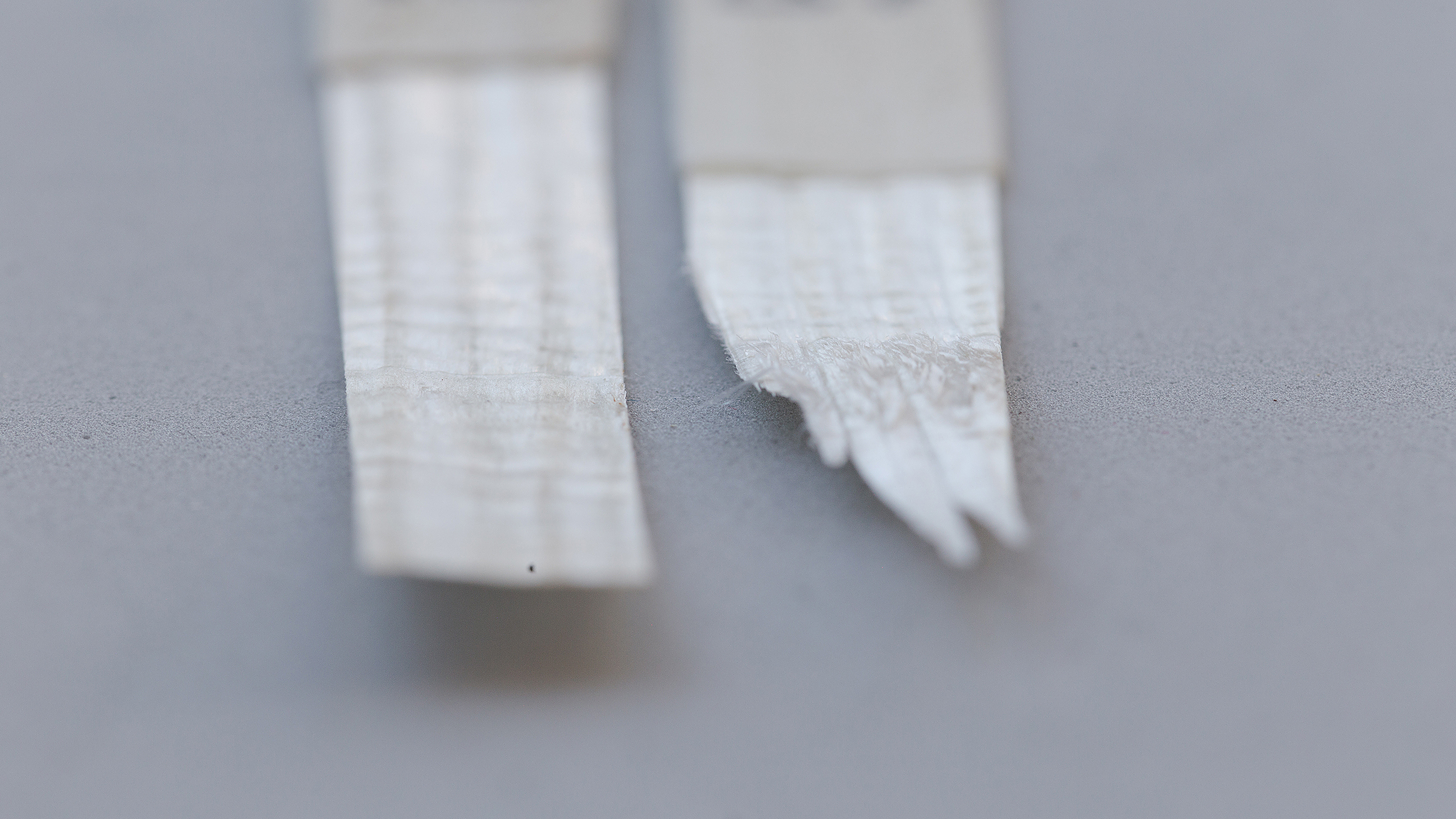 Soft light brings out the texture more clearly. Photo: POCS team/Tiina Puputti & Valeria Azovskaya, materials samples by Teemu Välisalmi.