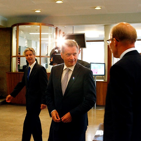 Sauli Niinistö in Homecoming Day 2014
