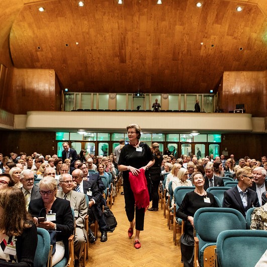 Töölö event hall during Homecoming Day