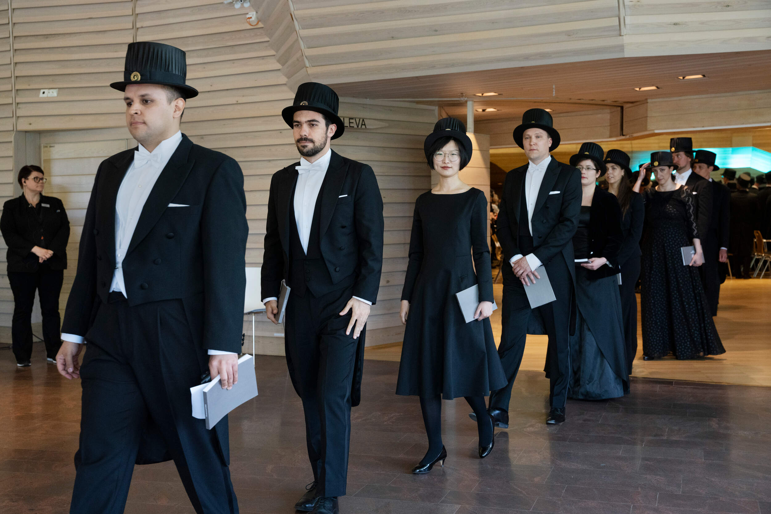 Tech conferment 2022_ procession exiting Kaleva
