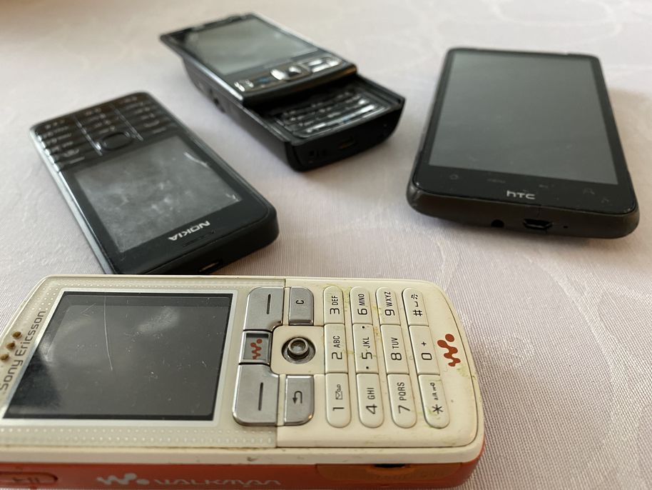 Old cell phones