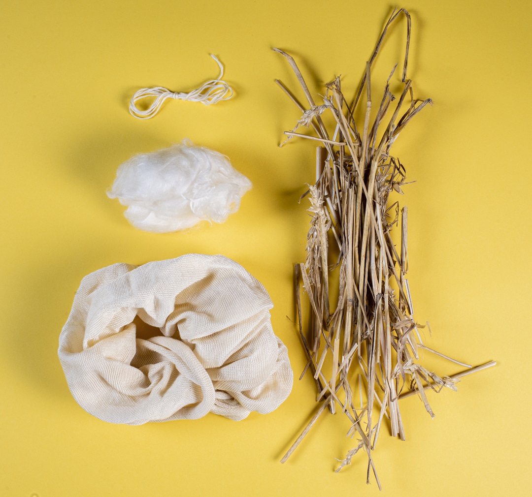 Nicole Nygren and team´s Wheat Straw artwork, 2023. Photo: Anne Kinnunen