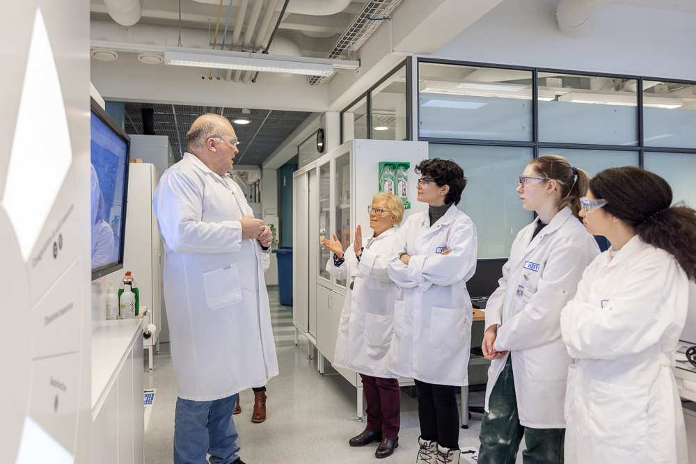 Aalto International Talent Program participants visiting their mentor company.