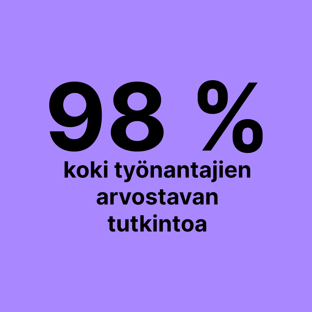98 % koki työnantajien arvostavan tutkintoa