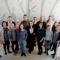 Group photo of the International Business staff, Aalto university