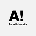 Aalto University logo, black & white