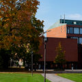 Aalto University campus in the autumn