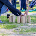 Aalto Wellbeing Picnic 2022 Mölkky. (c) Mikko Raskinen / Aalto University
