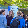 Aalto University students on campus. Photo by Mikko Raskinen.