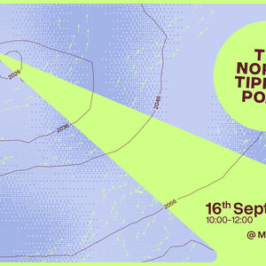 The Nordic Tipping Point visual showing the date and time