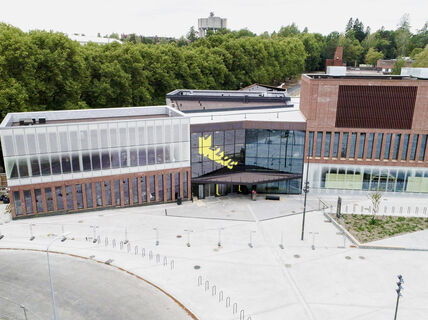 A Bloc sijoittuu Aalto-yliopiston metroaseman yhteyteen. Kuva: Mikko Raskinen / Aalto-yliopisto