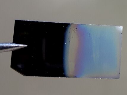 Platinalla pinnoitettu hiilipala / Kuva: Petteri Halli