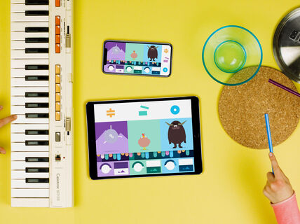 Bandimal-sovelluksen avulla voi säveltää musiikkia. Kuva: Yatatoy.