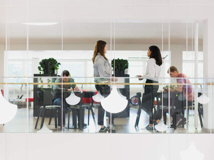 Aalto University students at Learning Centre