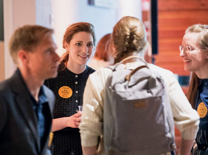 People talking with each other