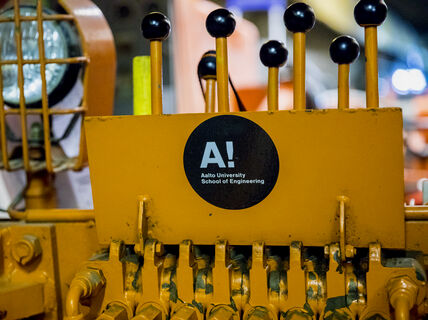 Machinery in the Otaniemi research tunnel