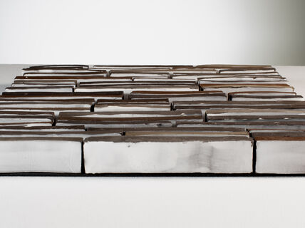 STEPS. Floor tiles. Caspar Åkerblom and Liisa Vuorenpää. Material: stained stoneware and engobe