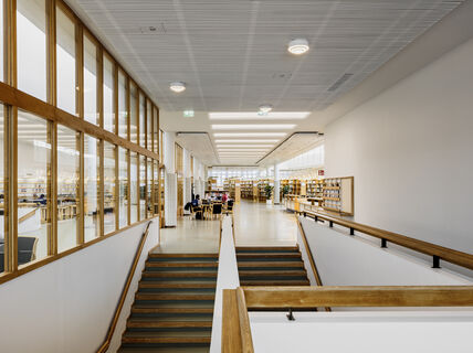 Indoors picture of the Learning centre