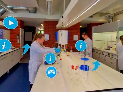 An image of virtual laboratory space