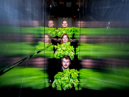 Kuvassa Pasi Herranen, Orvokki Ihalainen ja Panu Miettinen 