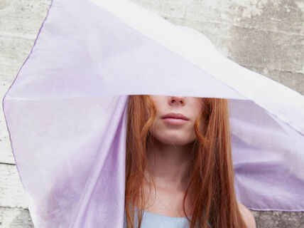 Fabrics dyed with natural colours by Essi Karell. Photo: Eeva Suorlahti