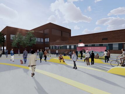 Aalto Konekorttelin havainnekuva: Helin & Co Architects / Aalto-yliopisto