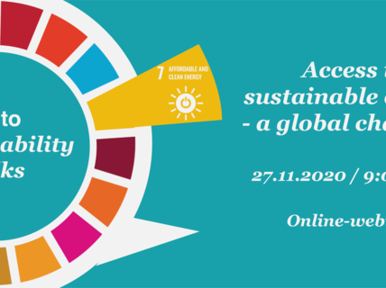 Aalto Sustainability Talks 27.11.2020: Access to sustainable energy - a global challenge 