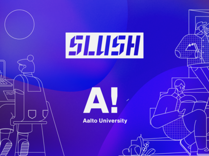 Slushin ja Aallon yhteistyöbanneeri