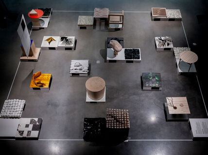 'Puu ja Savi-Wood and Clay' course exhibition organised by Nathalie Lautenbacher. Väre Main Lobby, March 2019. Image: Eeva SuorlahtiJPG