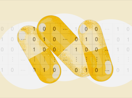 Some medicine capsules and equations