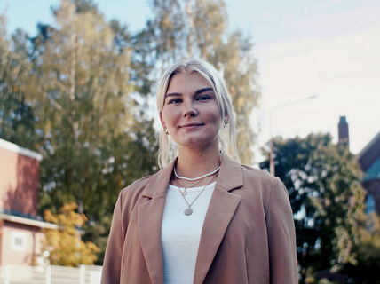 Student of the BScBA Program Elli Jauhiainen 