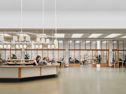 Aalto University library inside