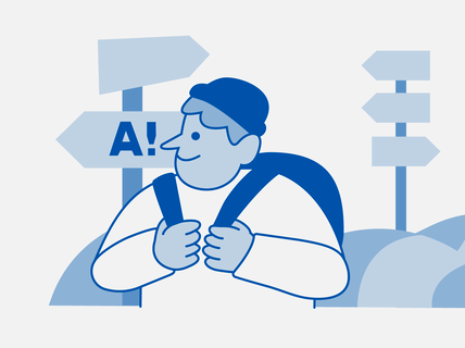 Opiskelijan oppaan kuvituskuvaa