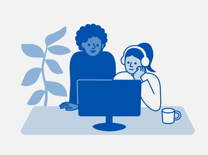 Student guide illustration, internship